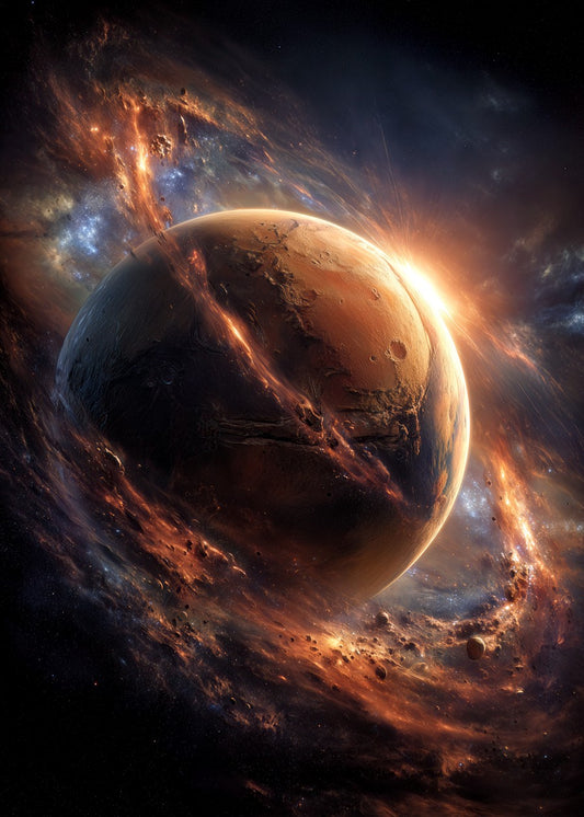 Mysterious Red Planet