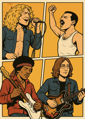 Legendary Musicians Comic Book