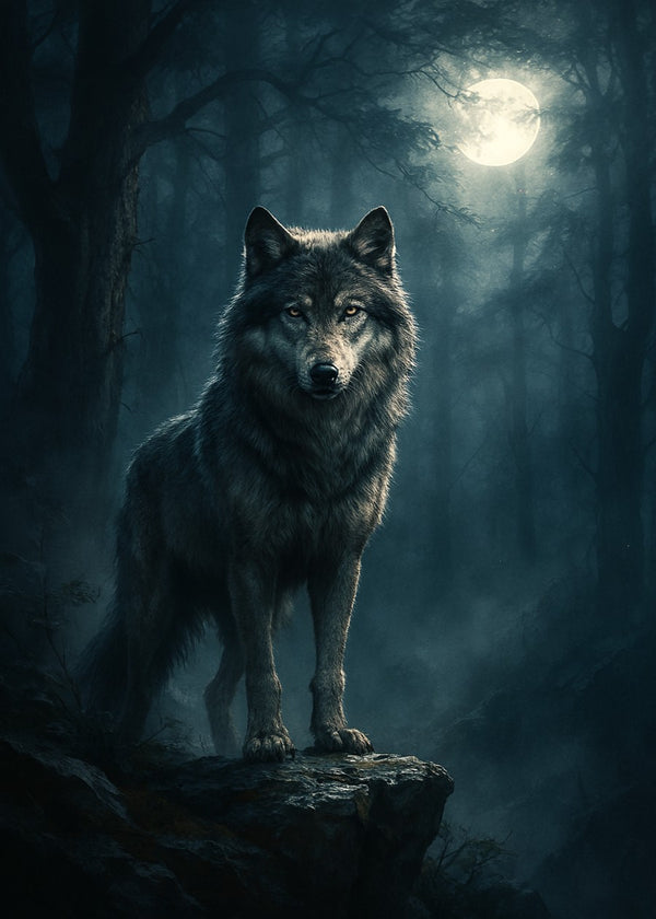 Moonlit Wolf