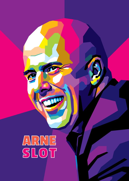 Arne Slot in WPAP Style