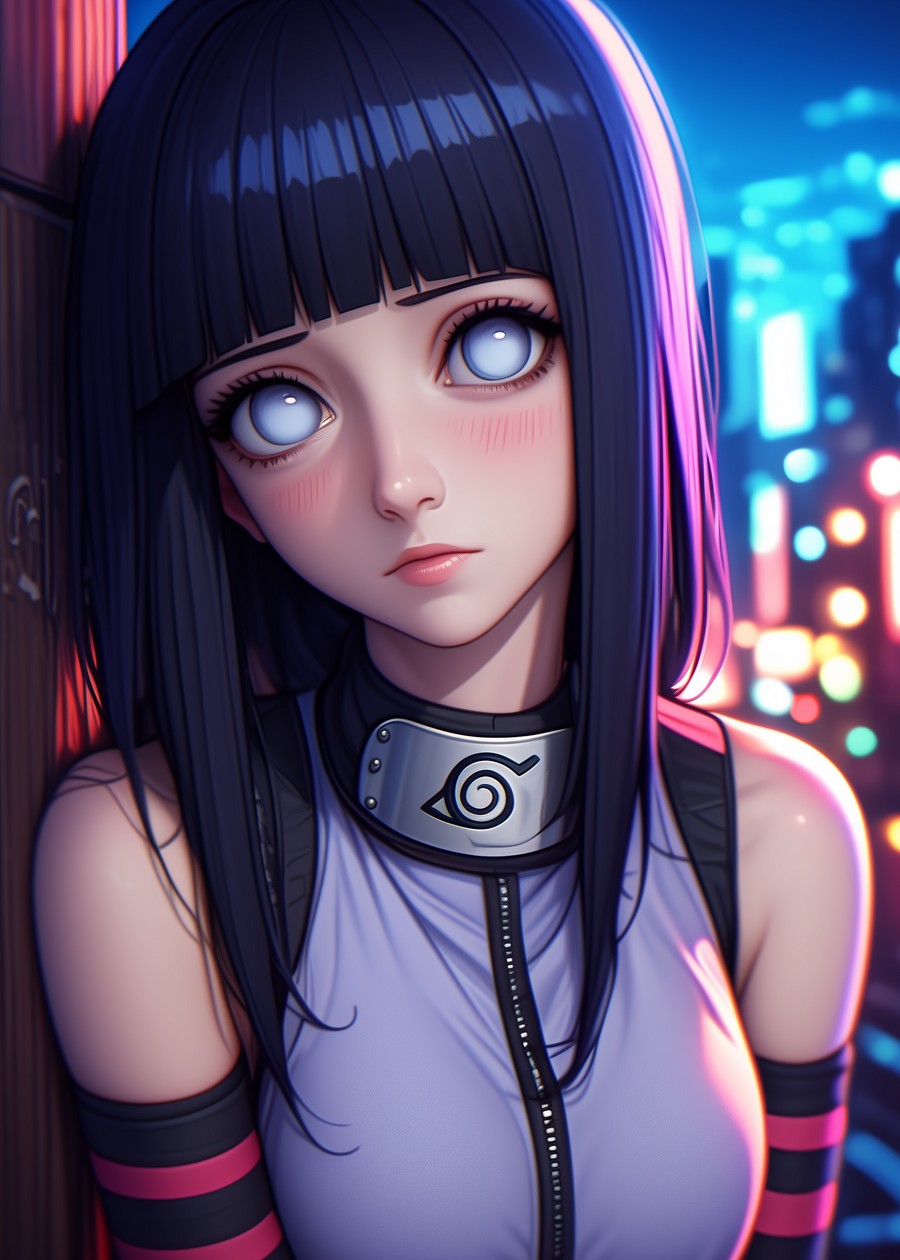 Hinata in Neon City