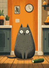 Chonk Meets the Cucumber