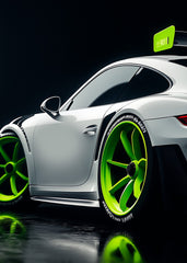 White Porsche 911