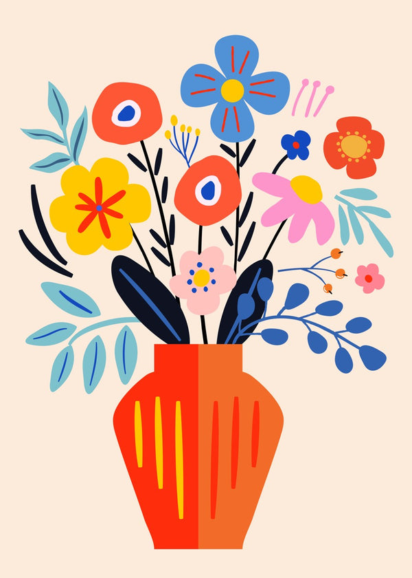 Abstract Flower Vase