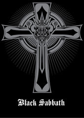 Black Sabbath Ornate Cross