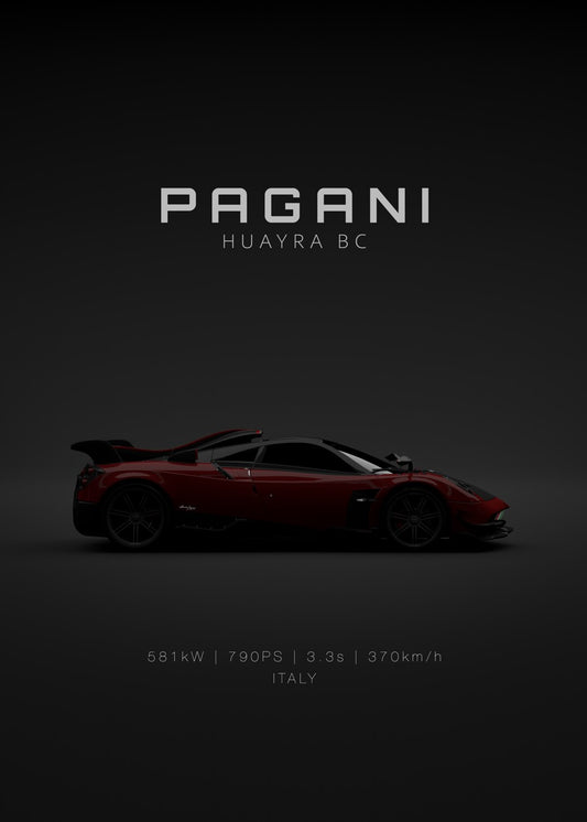 Pagani Huayra BC - Red Specs
