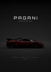 Pagani Huayra BC - Red Specs