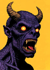 A Bald Purple Monster