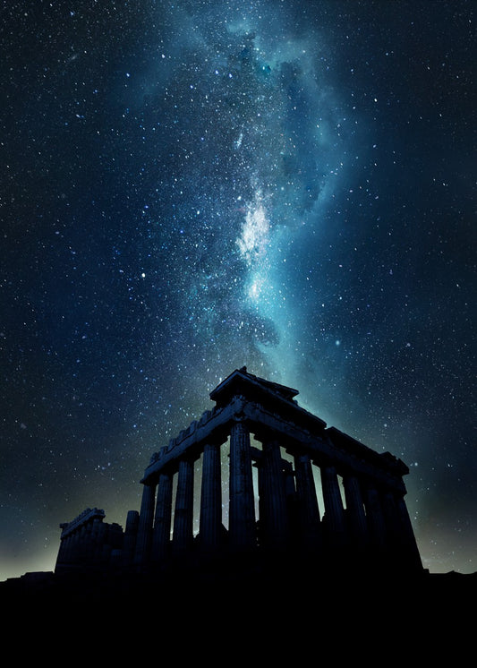 Cosmic Night Parthenon