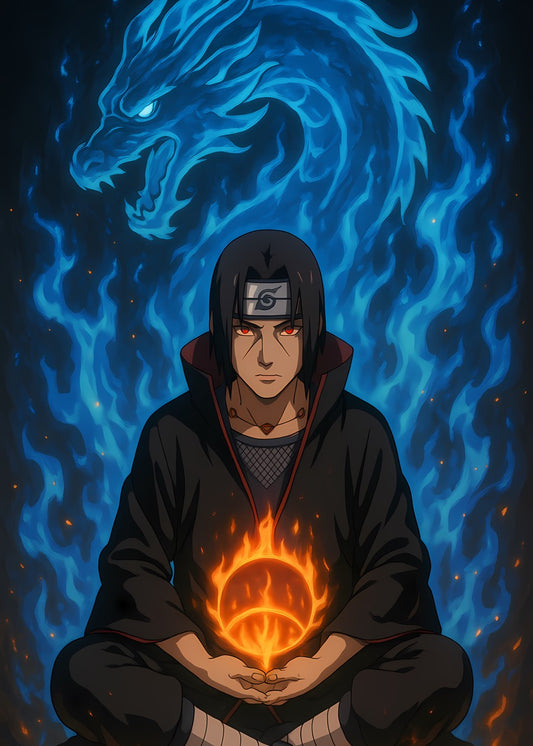 Itachi Uchiha – Fire & Blue 