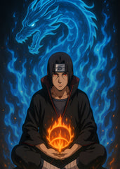 Itachi Uchiha – Fire & Blue 