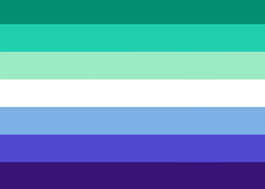 Gay men pride flag