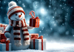 Joyful Snowman Colorful Gifts