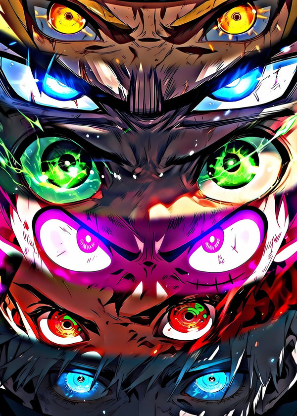 Anime Eyes Collage