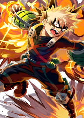 Katsuki Bakugo Explosion, My Hero Academia